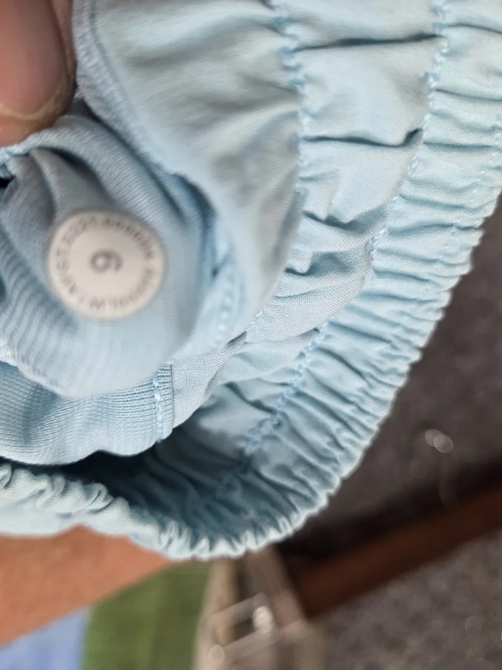 lululemon Speed Up Shorts Light Blue Size 6 Tall Lined Athletic Running